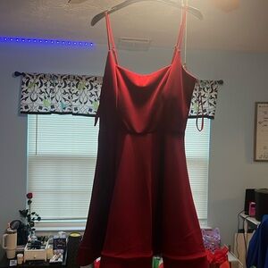 Red Three Hearts dress (red)
size: M